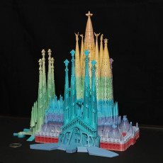 Picture of print of Sagrada Familia, Complete - Barcelona This print has been uploaded by Xiang