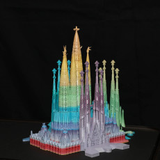 Picture of print of Sagrada Familia, Complete - Barcelona This print has been uploaded by Xiang