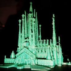 Picture of print of Sagrada Familia, Complete - Barcelona This print has been uploaded by Tony