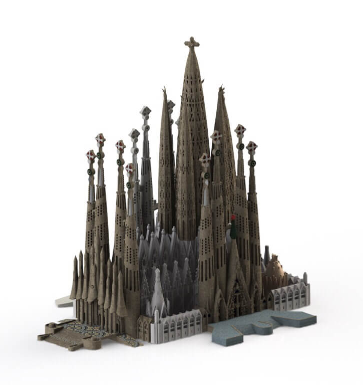 Sagrada Familia, Complete - Barcelona