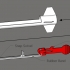 Retro Rubber Band Powered Rocket image