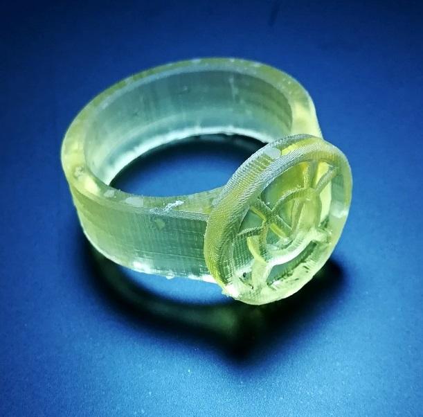 3D Printable Avarice Lantern Ring by Anthony Wood