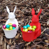 Easter Bunny Toy/Pot/Planter print image