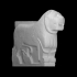 Colossal basalt lion of Ain-Dara image
