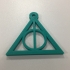 Deadly Hallows keychain harry potter print image