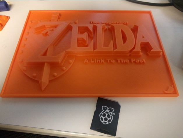 Legend of Zelda - A Link to the Past Plaque