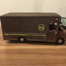 Picture of print of UPS Truck - Repaired Front Wheel This print has been uploaded by Ryan Fuller