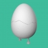 crying egg yolk #TinkercadEaster image