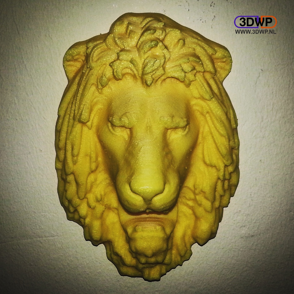 Lion Head Wall Hanger (Sculpture 3D Scan)