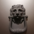 Lion Head Door Knocker (Wall Hanger) print image