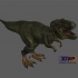 Tyrannosaurus Rex Figurine 3D Scan image
