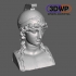 Athena Bust 3D Scan image