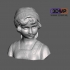 Dutch Girl Bust 3D Scan image
