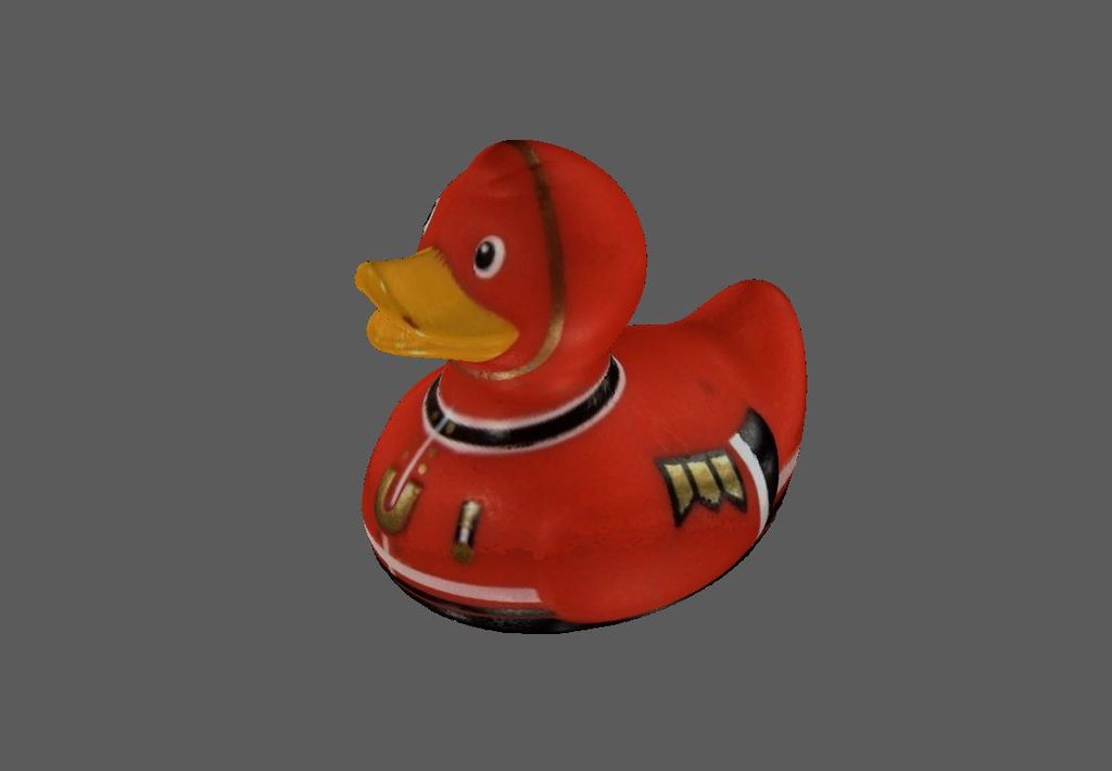 Rubber Ducky (Royal Guard) 3D Scan