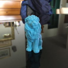 Picture of print of Lion Sculpture 3D Scan