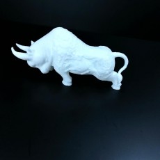 Picture of print of Bull Sculpture