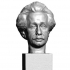 Albert Einstein Bust 3D Scan image