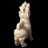 Fu Dog Statue 3D Scan (Chinese Guardian Lion/Thai Lion Singha Wood Carving Sculpture) print image
