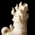 Fu Dog Statue 3D Scan (Chinese Guardian Lion/Thai Lion Singha Wood Carving Sculpture) print image