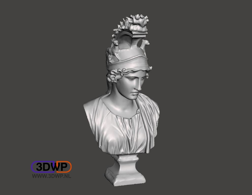 Greek Bust 3D Scan (Dea Roma/Goddess Rome)