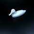 Vintage Duck Decoy 3D Scan print image