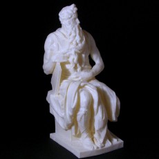 Picture of print of Moses By Michelangelo Sculpture (Statue 3D Scan)