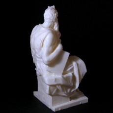 Picture of print of Moses By Michelangelo Sculpture (Statue 3D Scan)