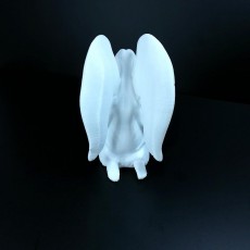 Picture of print of Contemplating Angel Sculpture (Statue 3D Scan)