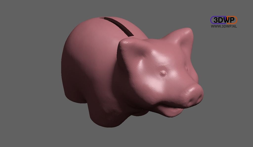 Piggy Bank (Edited 3D Scan)