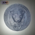 Lion Head Wall Hanger (Door Lion 3D Scan) image