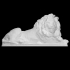 Iron Lion Statue 3D Scan image
