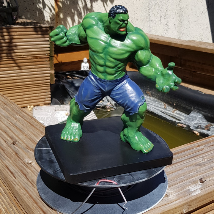Angry Hulk Figure 3D Print Model Kit Unpainted Unassembled GK 16cm Comic Version 