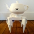 Eyepot, a creepy robotic teapot image