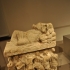 Cinerary Urn with Lid: Reclining Woman with Inscribed Name image