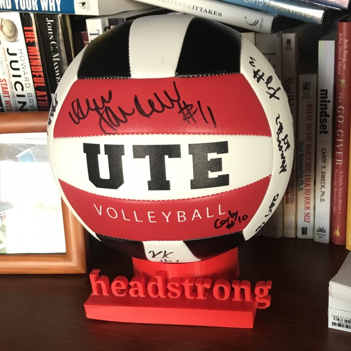 volleyball stand for NCAA game