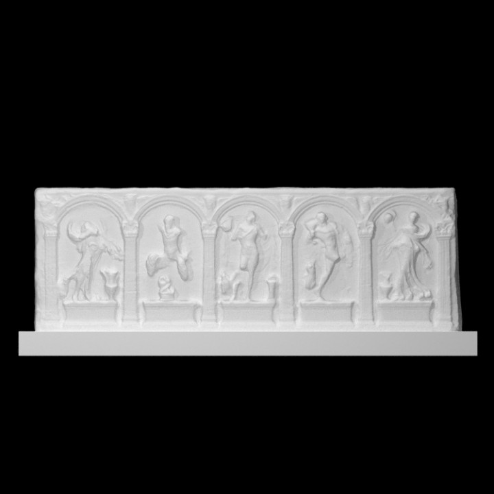 Column Sarcophagus with Dionysian Figures
