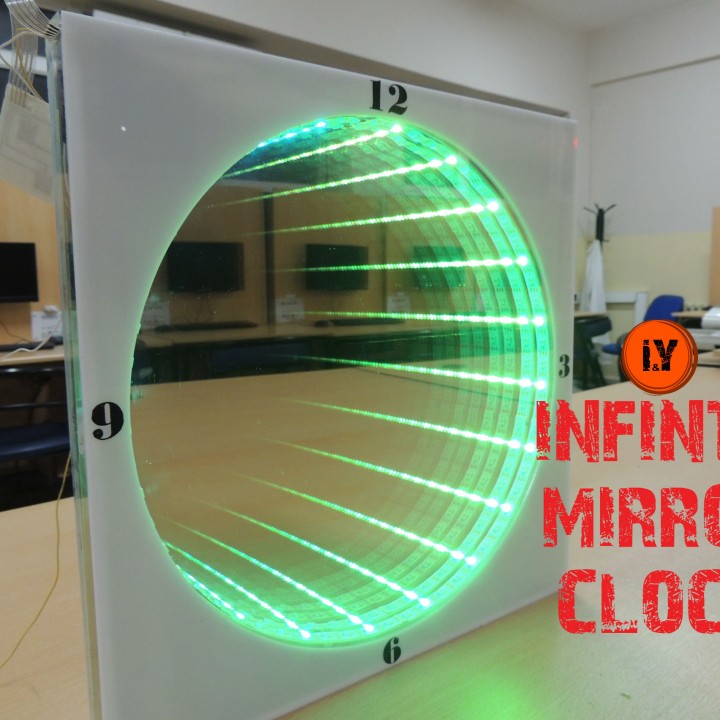 HOW TO MAKE AN INFINITY MIRROR CLOCK