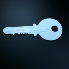 Picture of print of key