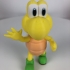 Koopa troopa green (Greeting pose) from Mario games - Multi-color print image
