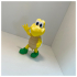 Koopa troopa green (Greeting pose) from Mario games - Multi-color print image