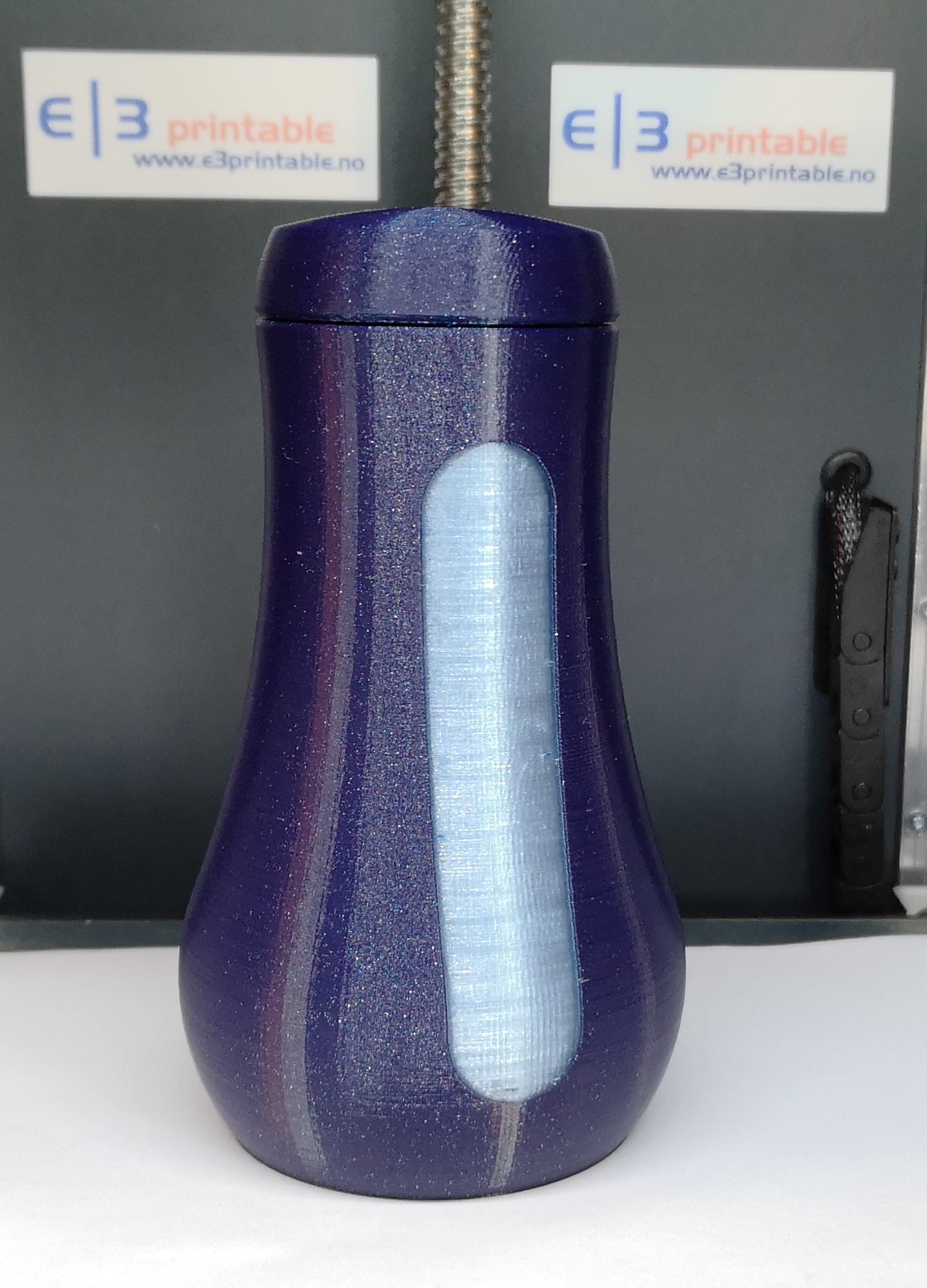 3D Printable MultiColor Water Bottle by Mosaic Manufacturing