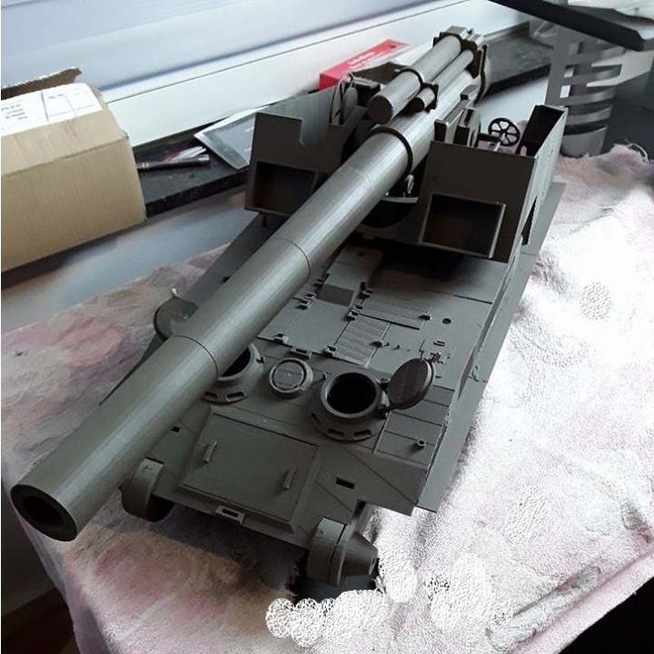 3D Printing T92 Self-propelled Artillery(Challenge your limits)