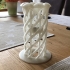 Helical 'T' candle print image