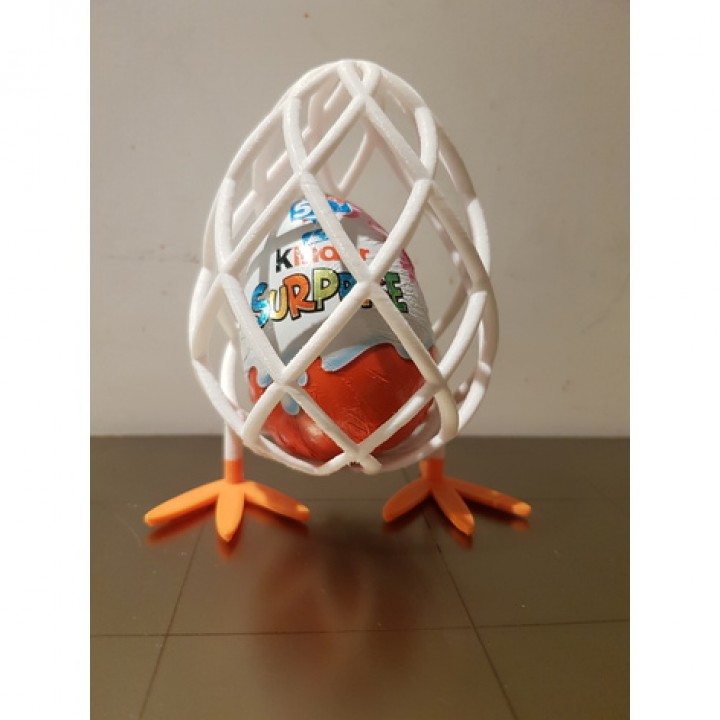 Standing egg for Kinder, #TinkercadEaster