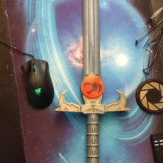 Picture of print of Sword of Omens from thundercats