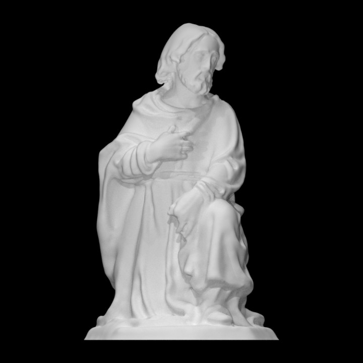 Mary and Joseph from a Representation of the Holy Family