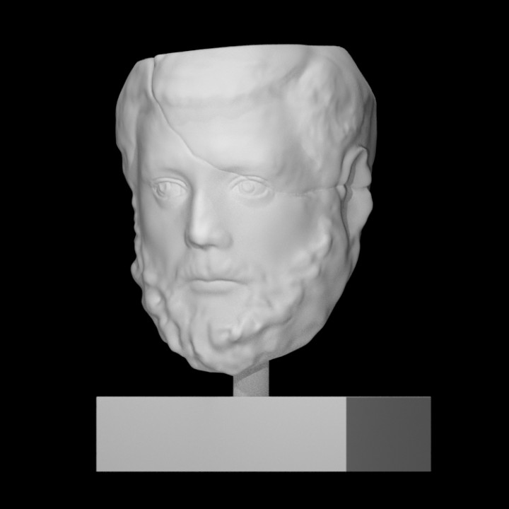 Portrait of a bearded Roman