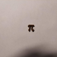 Picture of print of pi
