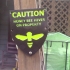Caution Honeybee sign image
