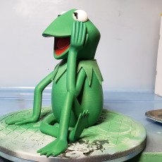 Picture of print of Kermit the Frog